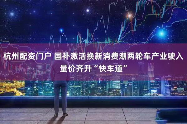 杭州配资门户 国补激活换新消费潮两轮车产业驶入量价齐升“快车道”