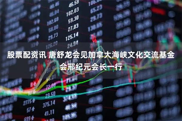 股票配资讯 唐舒龙会见加拿大海峡文化交流基金会邢纪元会长一行